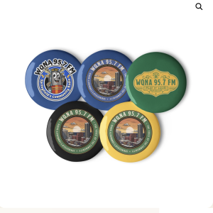 Set of pin buttons