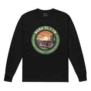 Garment-dyed heavyweight long-sleeve shirt