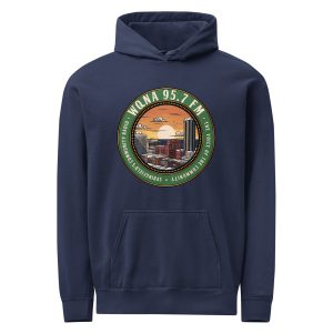 Unisex garment-dyed hoodie