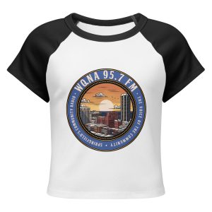 Women’s micro rib raglan baby tee